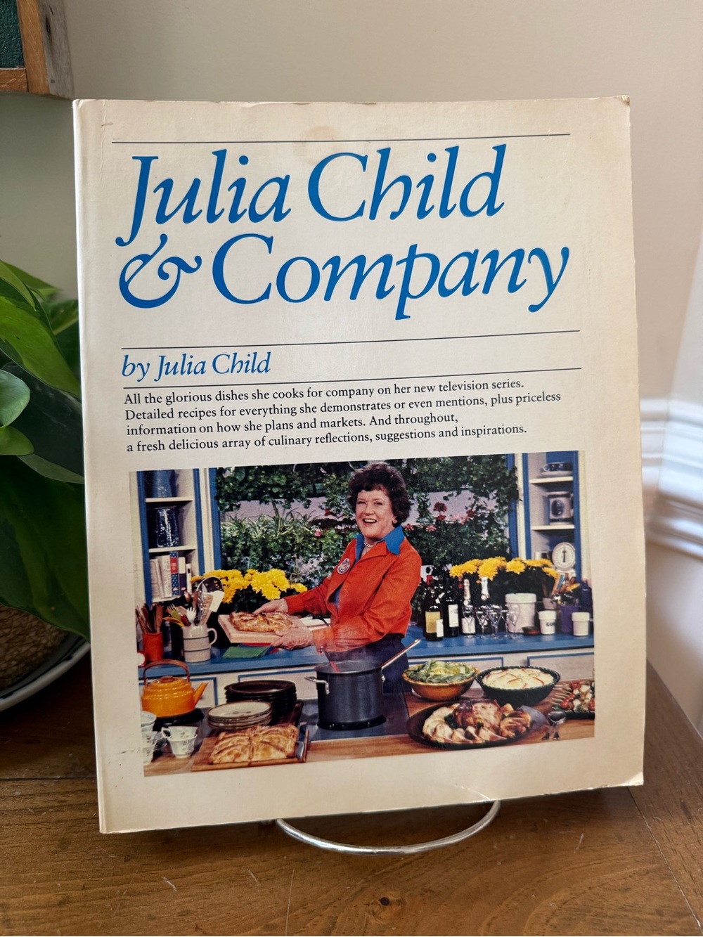 1978 First Edition Julia Child & Company Cookbook paperback